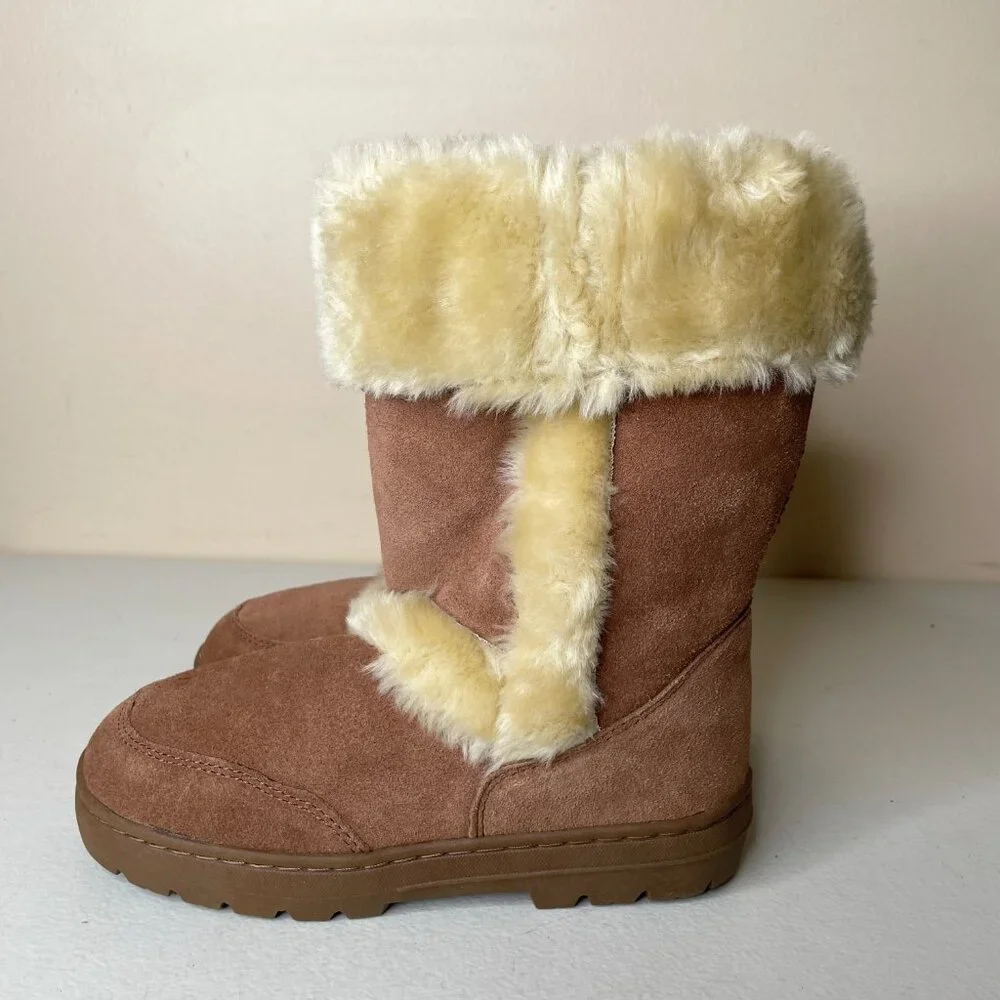 Style & Co Womens Witty Winter Faux Fur Boots Size 6
